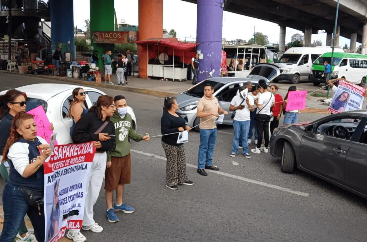 Familiares de la joven bloquearon la Avenida Central a la altura del Río de los Remedios. Especial