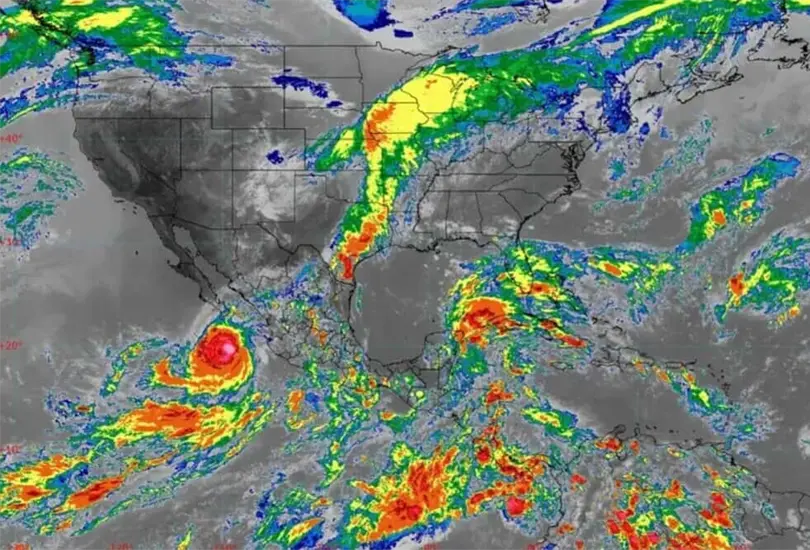 Rachel se intensificó frente a México pocos días después del paso de Polo Rachel se intensificó frente a México pocos días después del paso de Polo
