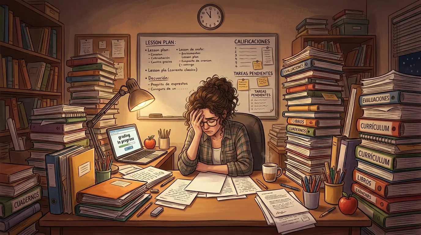  El burnout docente en México es multifactorial. 