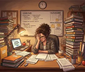 El desgaste silencioso que amenaza el aula 