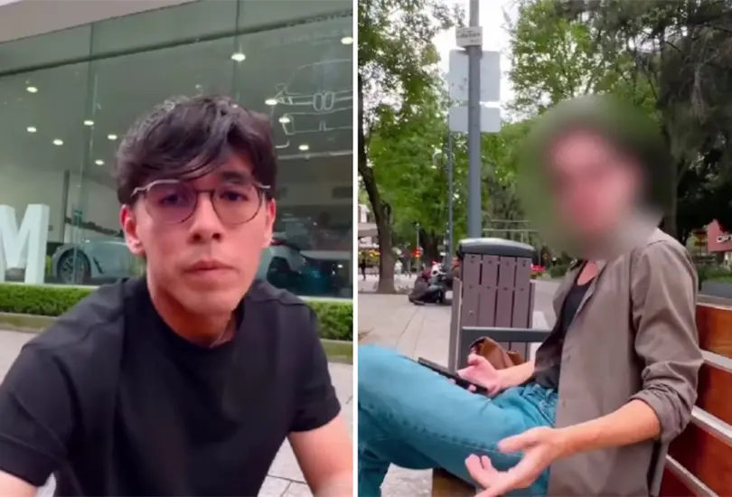 Extranjero arremete contra influencer Extranjero arremete contra influencer