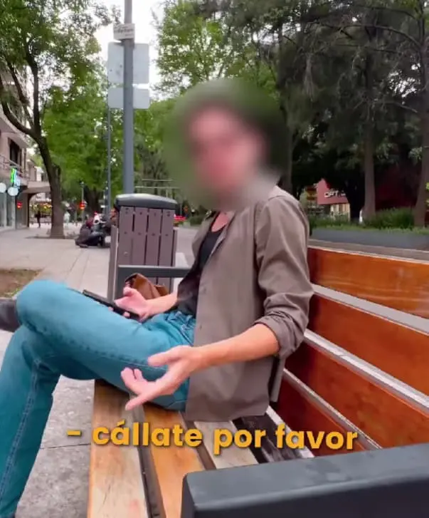 Extranjero arremete contra influencer Instagram