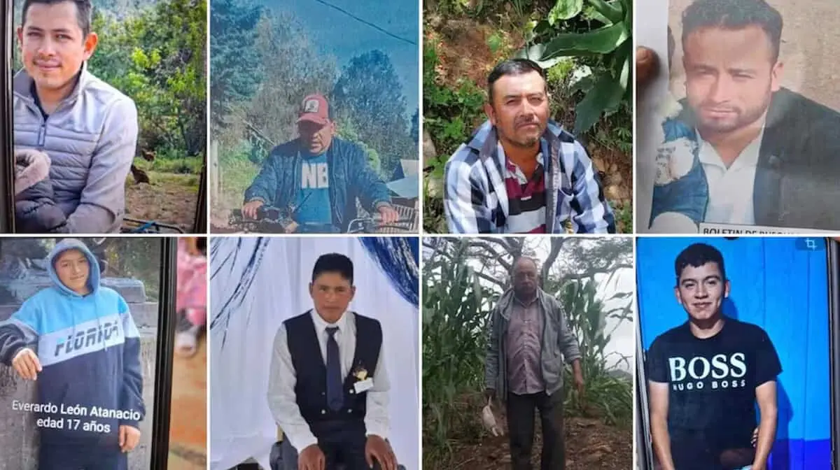  Los ocho trabajadores fueron interceptados por hombres armados el 24 de septiembre, cuando se dirigían al campo en Ajuchitlán del Progreso, Guerrero. 
