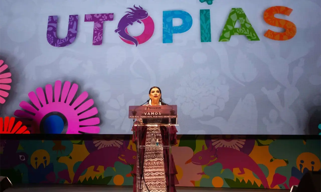  Clara Brugada presume modelo social que ya se replica fuera de México. 