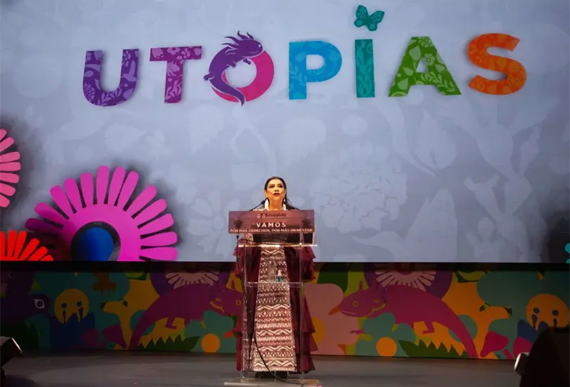 Clara Brugada presume modelo social que ya se replica fuera de México. Clara Brugada presume modelo social que ya se replica fuera de México.