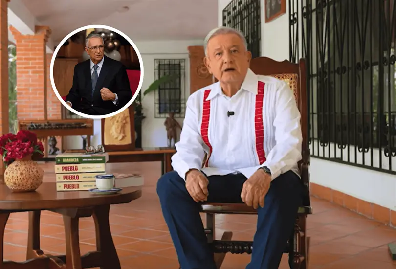 Terminará en el lodo: AMLO rompe el silencio sobre Salinas Pliego en su libro. Terminará en el lodo: AMLO rompe el silencio sobre Salinas Pliego en su libro.