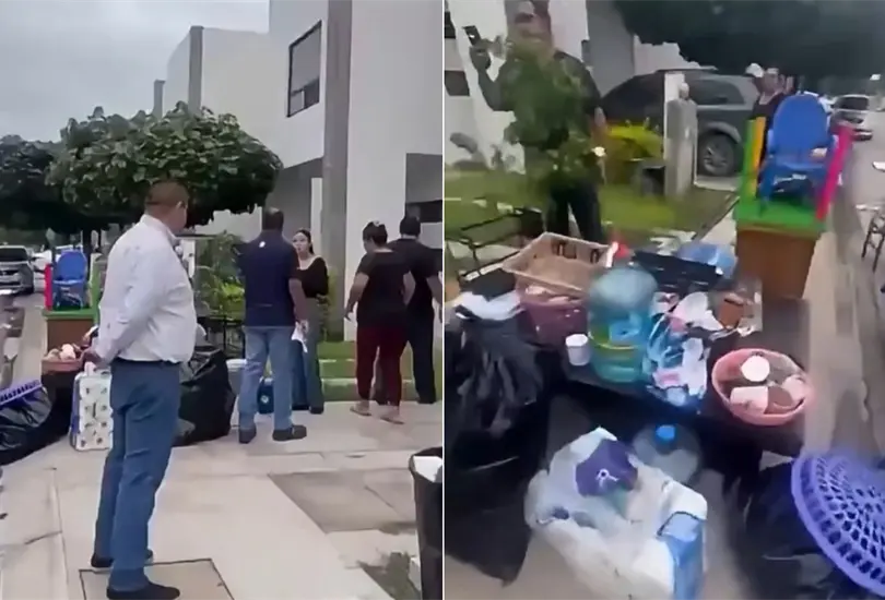 Dejan a familia en la calle por desalojo equivocado en Torreón; buscaban otra vivienda Dejan a familia en la calle por desalojo equivocado en Torreón; buscaban otra vivienda