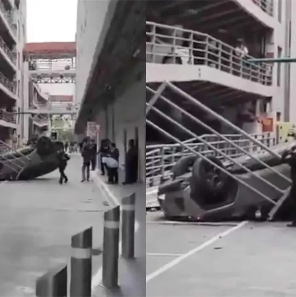 ¿Qué se sabe de la conductora que cayó con su auto desde el segundo piso de Galerías Coapa? ¿Qué se sabe de la conductora que cayó con su auto desde el segundo piso de Galerías Coapa?