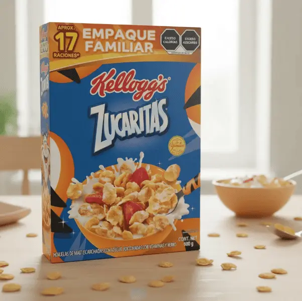 Entre los resultados que llaman la atención aparece Kellogg's Zucaritas, con 40.1 gramos de azúcares por cada 100 gramos de producto. Especial.