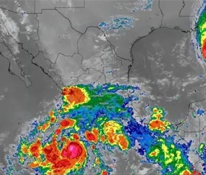 Triple amenaza para M&eacute;xico: Rachel, Isa&iacute;as y Sim&oacute;n; estados en alerta, clases suspendidas y trayectoria