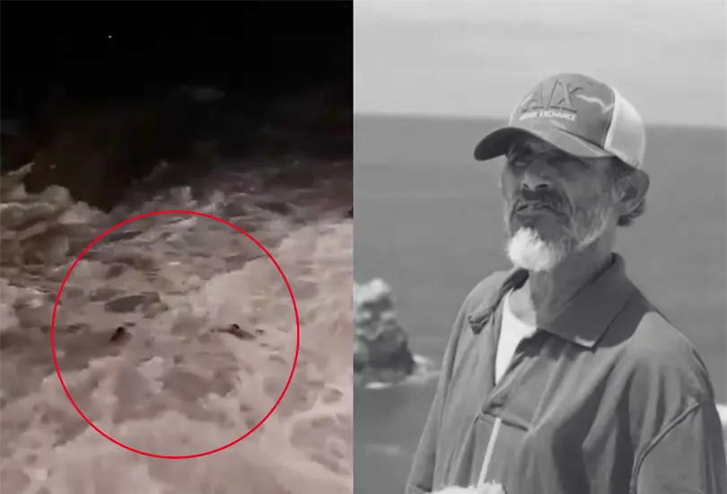 Un video muestra los últimos momentos de Juan Patines, quien luchó contra el fuerte oleaje para intentar regresar a la costa. Un video muestra los últimos momentos de Juan Patines, quien luchó contra el fuerte oleaje para intentar regresar a la costa.