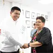 Ernestina Godoy y Salom&oacute;n Jara acuerdan fortalecer la seguridad en Oaxaca
