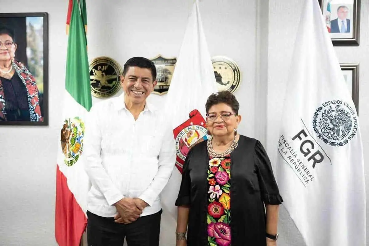 La visita de la fiscal general fue enmarcada por las autoridades estatales como una muestra de entendimiento entre Oaxaca y el Gobierno federal. Especial.