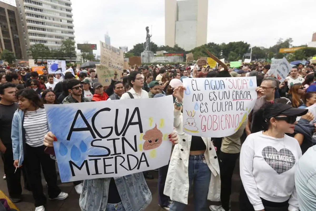 ¿Cuántas personas fueron detenidas en la marcha por agua limpia? Cuartoscuro