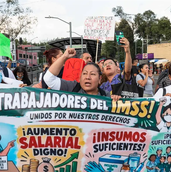 Paro Nacional del IMSS este 13 de octubre: calles afectadas y rutas alternas en CDMX Paro Nacional del IMSS este 13 de octubre: calles afectadas y rutas alternas en CDMX