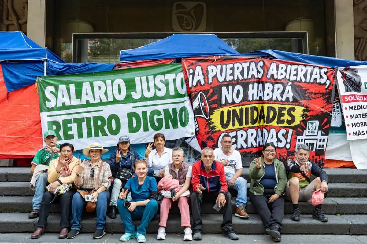 ¿A qué hora comienza la marcha del IMSS? Cuartoscuro