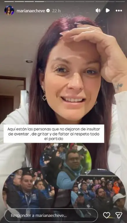 Mariana Echeverría denuncia agresión Instagram