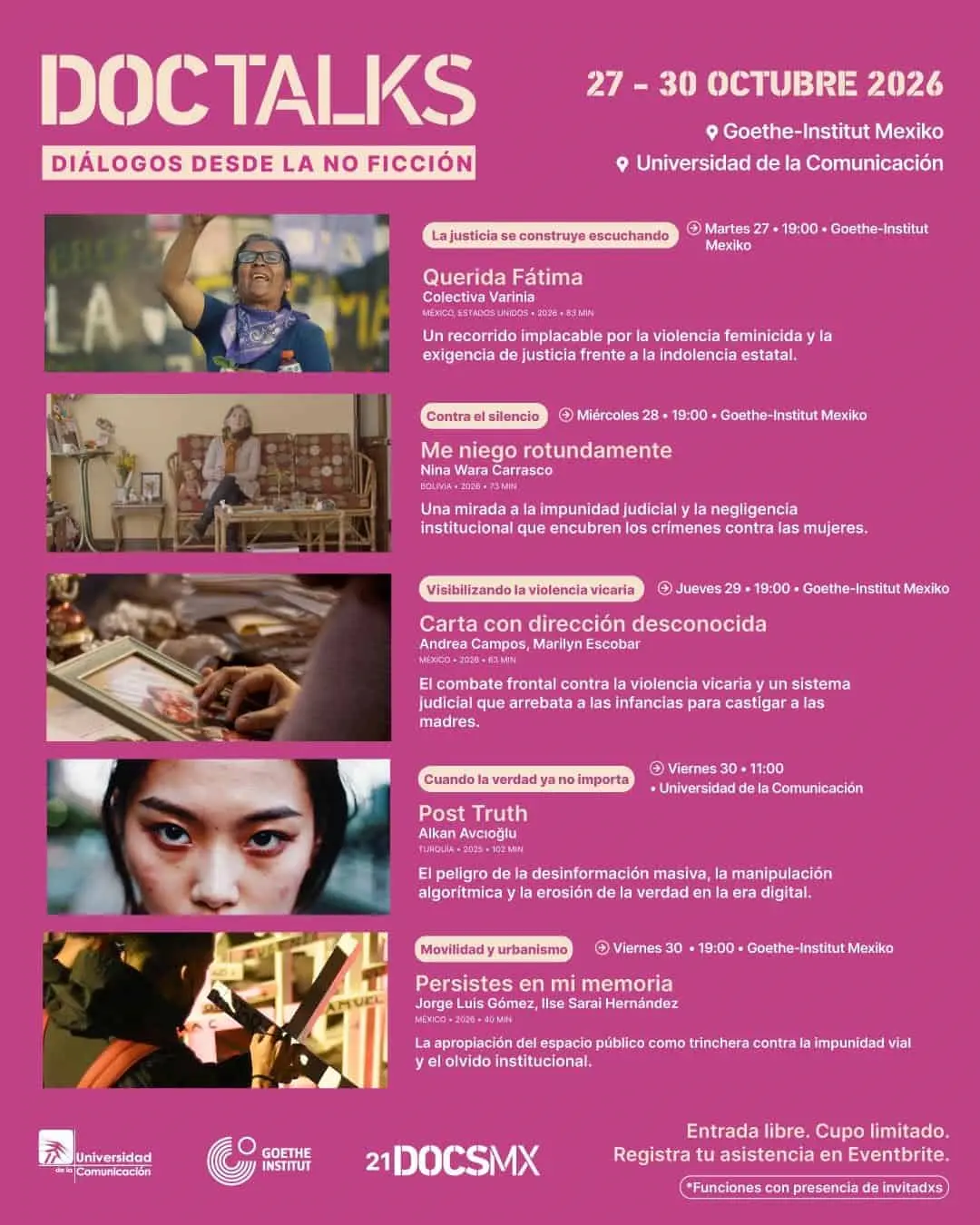 Doc Talks: películas y conversaciones con sus protagonistas Especial