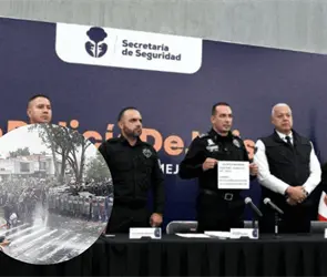 Identifican a 17 polic&iacute;as de Jalisco por uso excesivo de fuerza en protesta por el agua