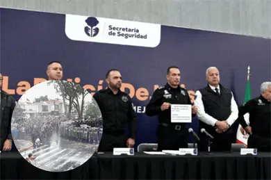 Identifican a 17 policías de Jalisco por uso excesivo de fuerza en protesta por el agua Identifican a 17 policías de Jalisco por uso excesivo de fuerza en protesta por el agua