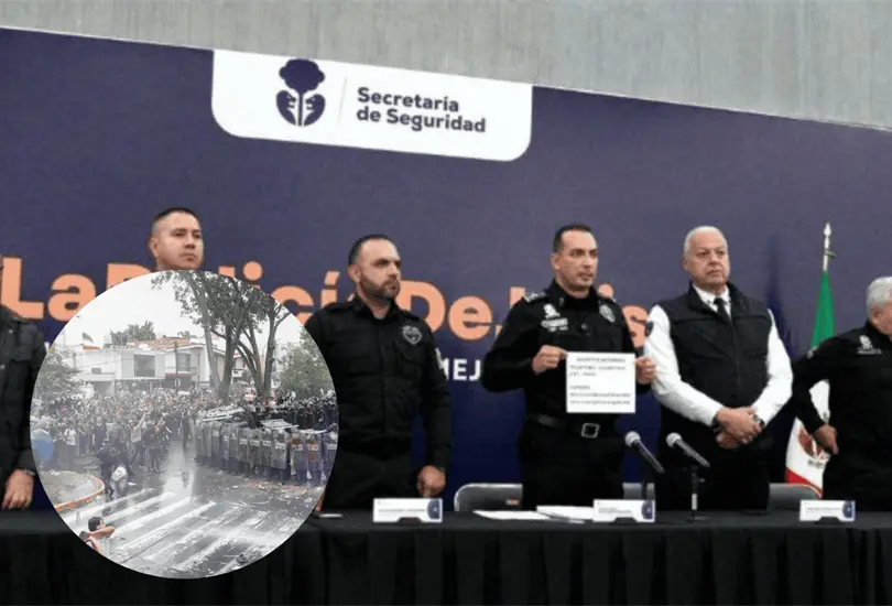 Identifican a 17 policías por uso excesivo de fuerza en protesta Identifican a 17 policías por uso excesivo de fuerza en protesta
