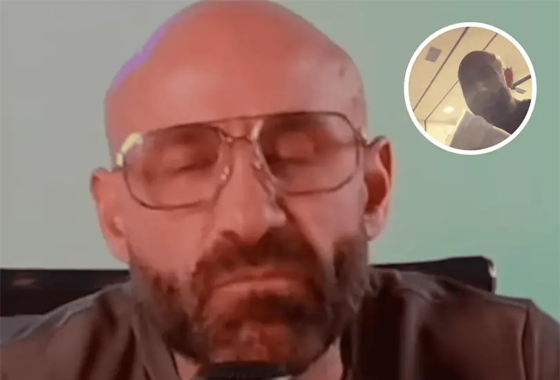 Pedro Ferriz Hijar apareció con un golpe en el rostro. Pedro Ferriz Hijar apareció con un golpe en el rostro.