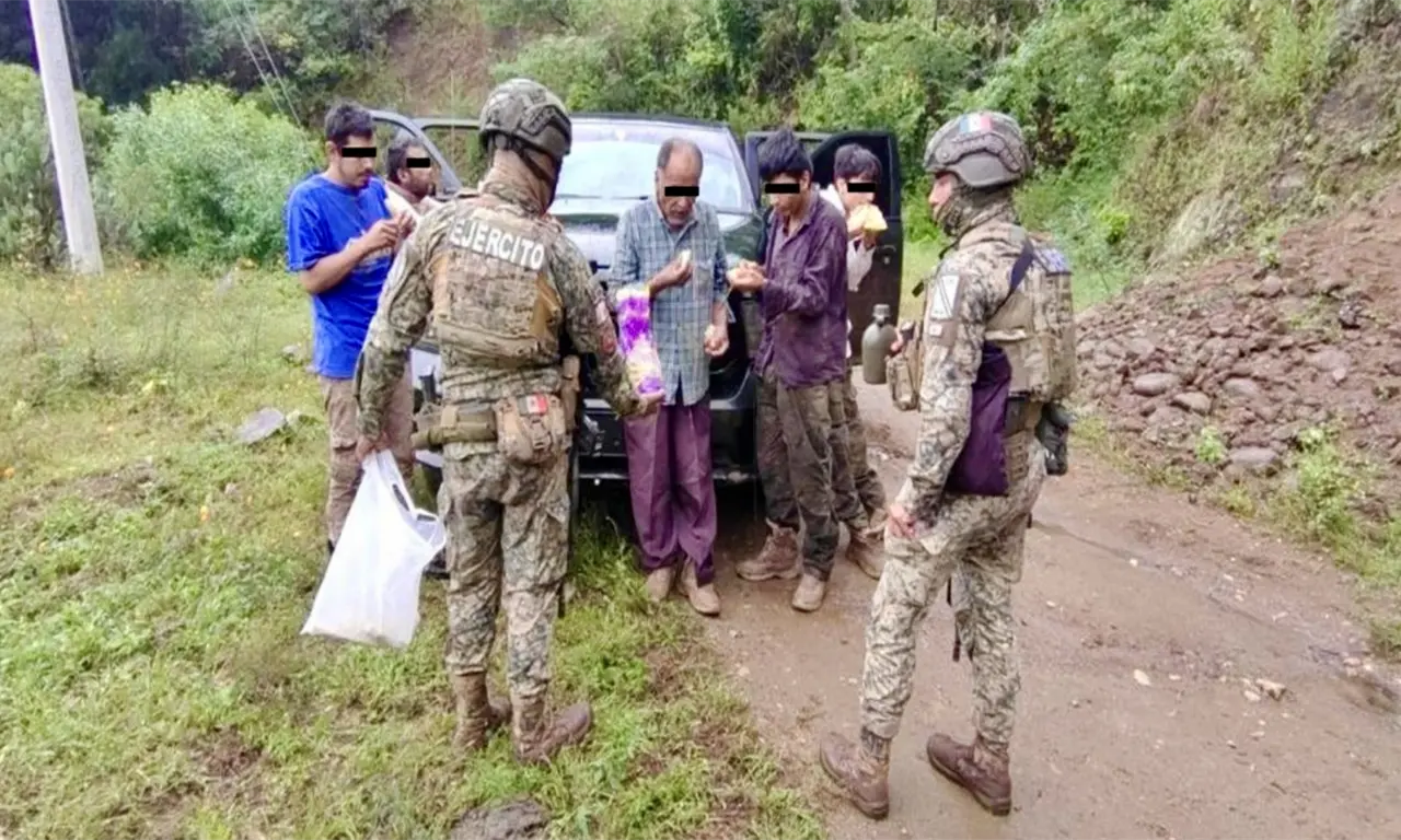 Localizan con vida a seis campesinos desaparecidos en Guerrero 
