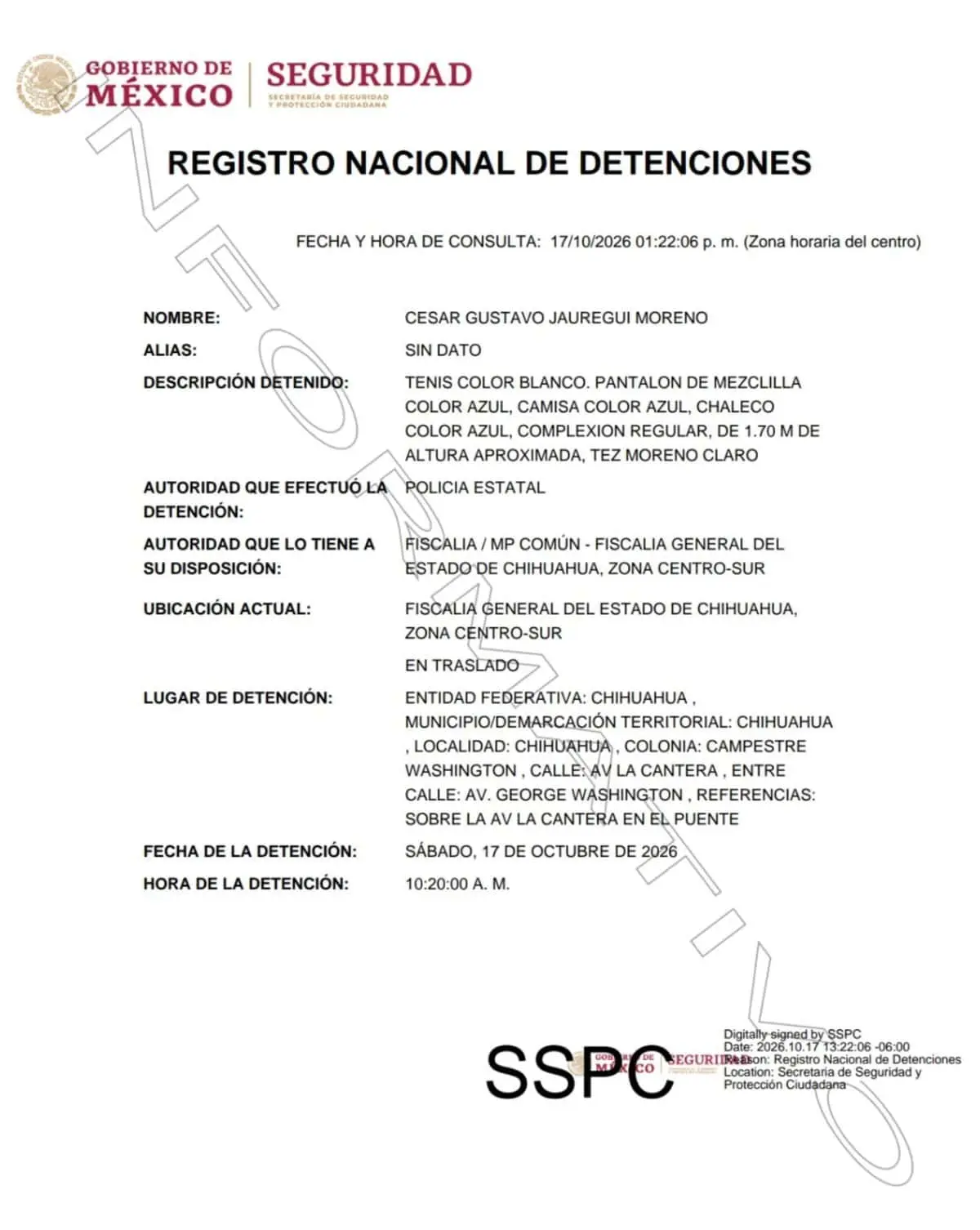 ¿De qué delitos lo acusan? X