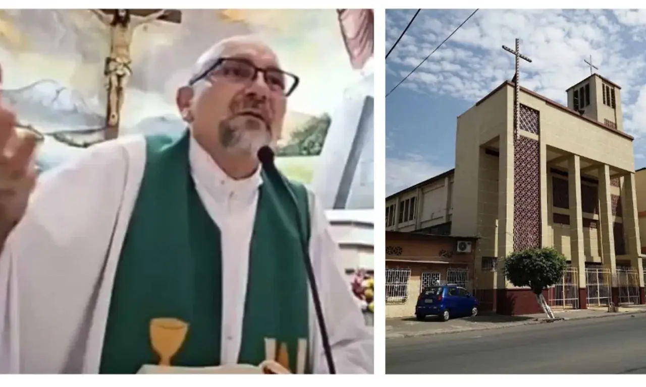  Tragedia durante una misa EN VIVO: el padre Patricio Sánchez muere tras ser aplastado por una cruz | VIDEO 