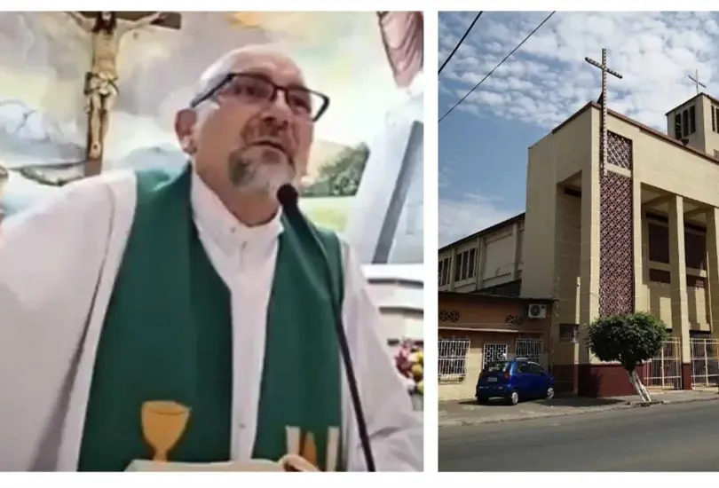 Tragedia durante una misa EN VIVO: el padre Patricio Sánchez muere tras ser aplastado por una cruz | VIDEO Tragedia durante una misa EN VIVO: el padre Patricio Sánchez muere tras ser aplastado por una cruz | VIDEO