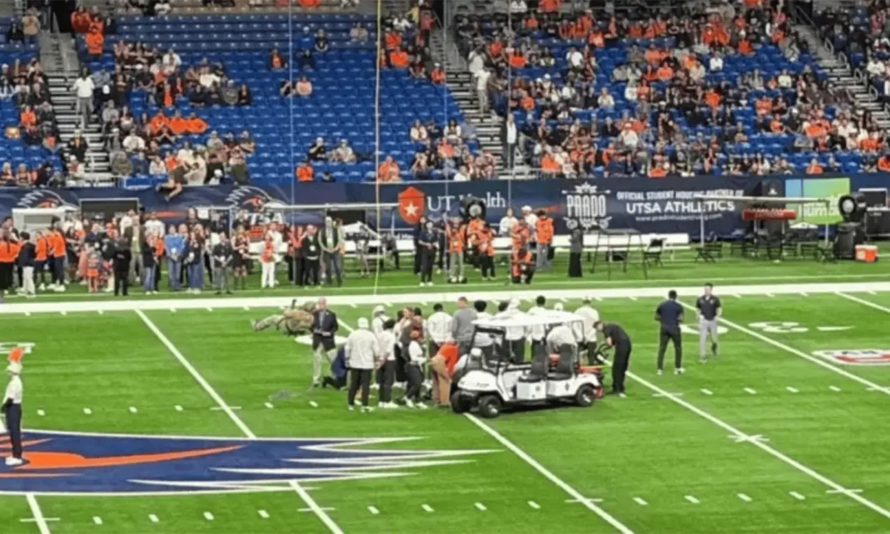  Militar de EE.UU. muere tras caer durante una exhibición de rapel en un partido en Texas 