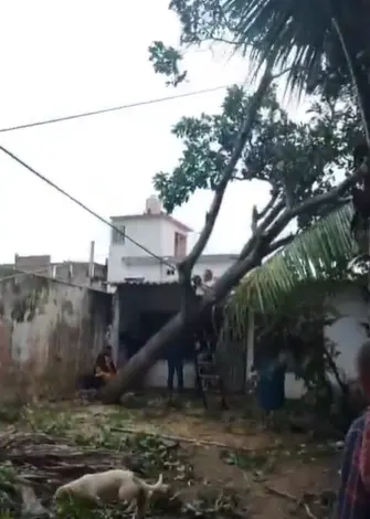 1. Derrumbe en Coatzacoalcos deja cuatro mujeres muertas; un joven de 18 años sobrevivió. Especial.