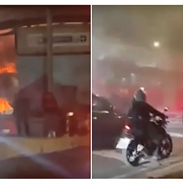 Incendio en Metrobús Línea 5: falla eléctrica obliga a cerrar estación Escuadrón 201 Incendio en Metrobús Línea 5: falla eléctrica obliga a cerrar estación Escuadrón 201