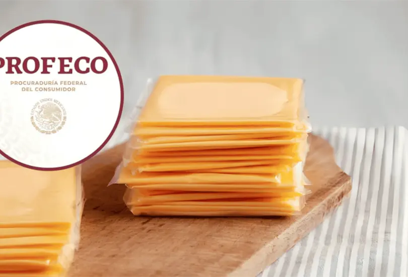 Profeco analizó 40 quesos americanos e imitaciones para evaluar su calidad, ingredientes y aporte nutrimental.