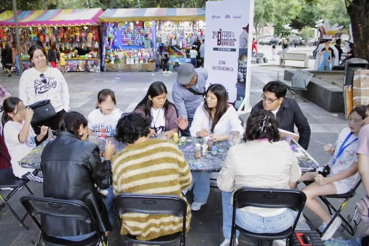 Uno de los ejes de la feria fue la participación del público en actividades relacionadas con las técnicas artesanales. RRSS.