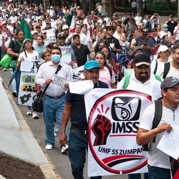 Megamarcha del IMSS en CDMX: ruta, horario y calles afectadas este 21 de octubre 