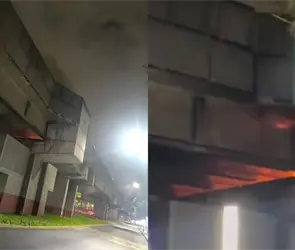 Incendio en Vel&oacute;dromo provoca cierre de seis estaciones de la L&iacute;nea 9 del Metro CDMX