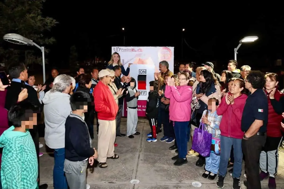 Alumbrado LED al 100% en San Bartolo: consulta los cambios de la estrategia Puebla Brilla. Gobierno de la Ciudad.