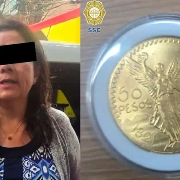 Mujer es detenida por intentar vender un Centenario falso en 80 mil pesos