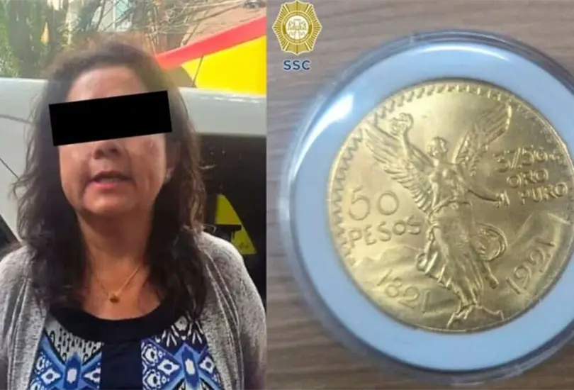 El presunto vendedor huyó después de entregar la moneda y recibir el dinero, mientras que la mujer que lo acompañaba fue detenida. El presunto vendedor huyó después de entregar la moneda y recibir el dinero, mientras que la mujer que lo acompañaba fue detenida.