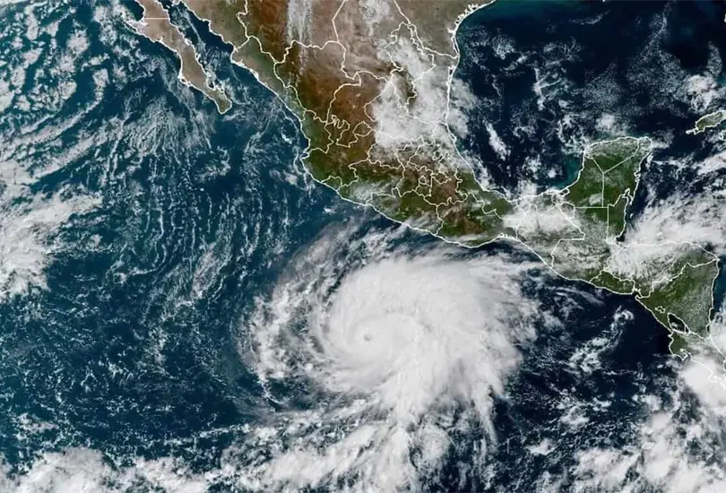 Estos son los estados que se verán afectados por las fuertes lluvias del huracán Vance Estos son los estados que se verán afectados por las fuertes lluvias del huracán Vance