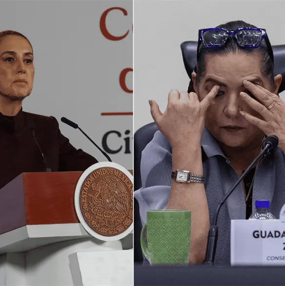 Sheinbaum evita hablar sobre posible renuncia de Guadalupe Taddei al INE