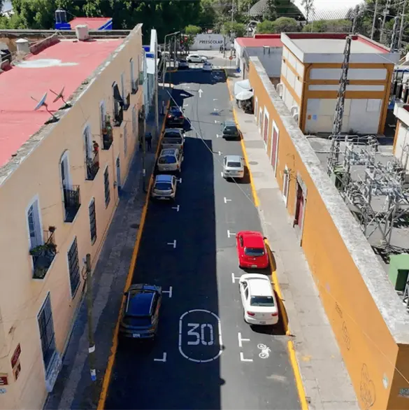Renuevan calles del histórico barrio de Analco en Puebla; benefician a más de 7 mil habitantes Renuevan calles del histórico barrio de Analco en Puebla; benefician a más de 7 mil habitantes
