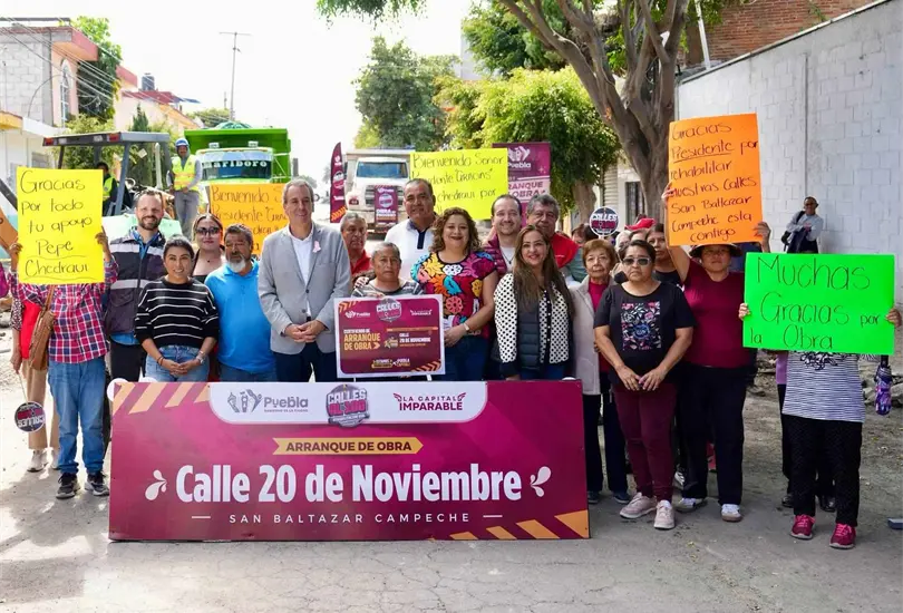 El proyecto busca mejorar las condiciones de circulaci&oacute;n y beneficiar&aacute; a m&aacute;s de 12 mil habitantes de esta zona de la capital poblana.