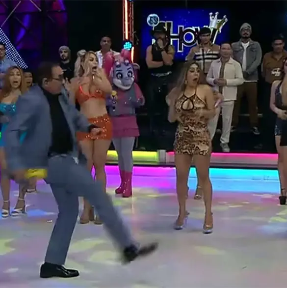 Ya ven lo que acaban de provocar: Chavana patea dron y le cae en la cara a una modelo