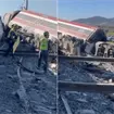 As&iacute; qued&oacute; el lugar de la tragedia en Toledo: videos del choque de trenes que dej&oacute; 64 muertos