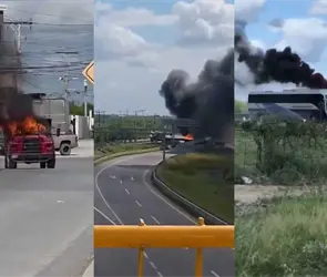 Captura del hijo de "El Contador", l&iacute;der del C&aacute;rtel del Golfo, desata narcobloqueos e incendios en Tamaulipas
