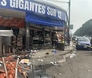 Conductor choca contra local de Tortas Gigantes Sur 12 y deja una mujer muerta y cuatro heridos
